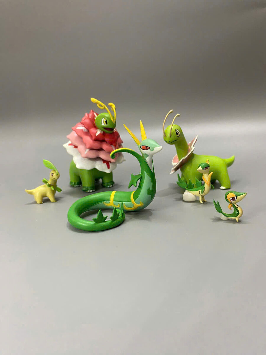 Mẫu Bộ Pokémon hệ Cỏ shop Đạo Quán Poke đã hoàn thiện